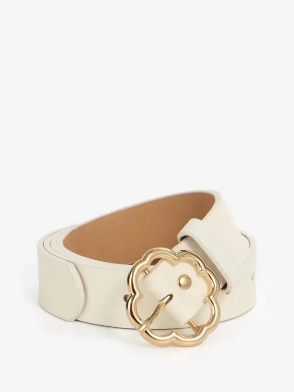 Ремень жен 05-01-01-01, Март2512, 2,8*0,3*110 см, без винта, пряж золото, 1 прокол,