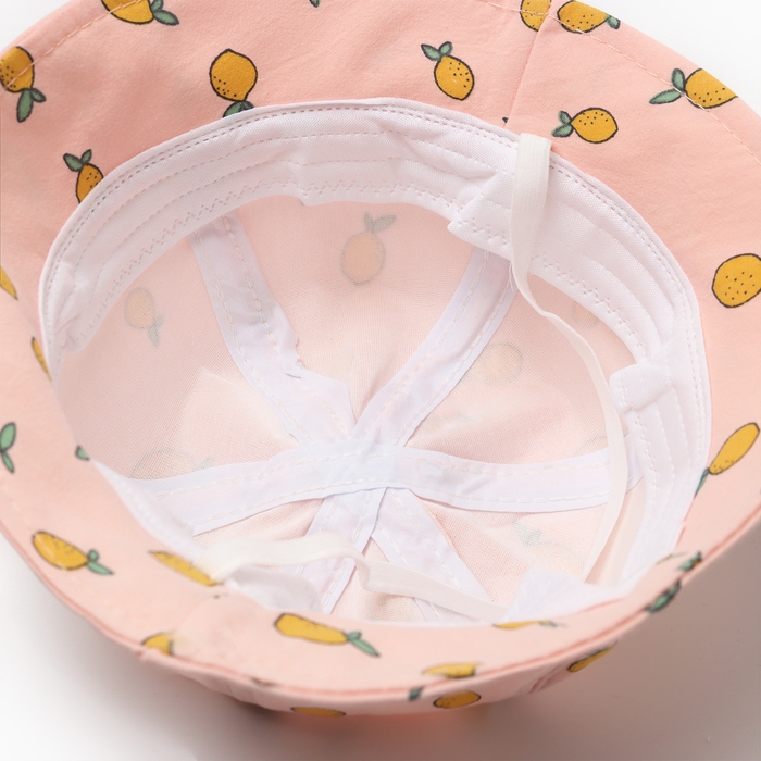 Панама детская Панама детская "Лимончик" MINAKU, цвет персиковый, р-р 46