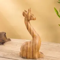 Сувенир "Жирафик" дерево Пиннис, 12х6х25 см, цв. коричневый Сувенир "Жирафик" дерево Пиннис, 12х6х25 см, цв. коричневый