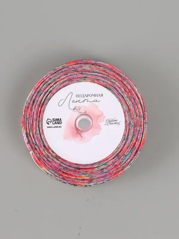 Лента атласная &laquo;Полевой букет&raquo;, 15 мм &times; 23 &plusmn; 1 м, разноцветная