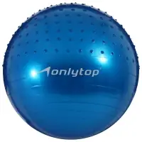 Фитбол ONLYTOP d=65 см, 1000 г, полумассажный, МИКС