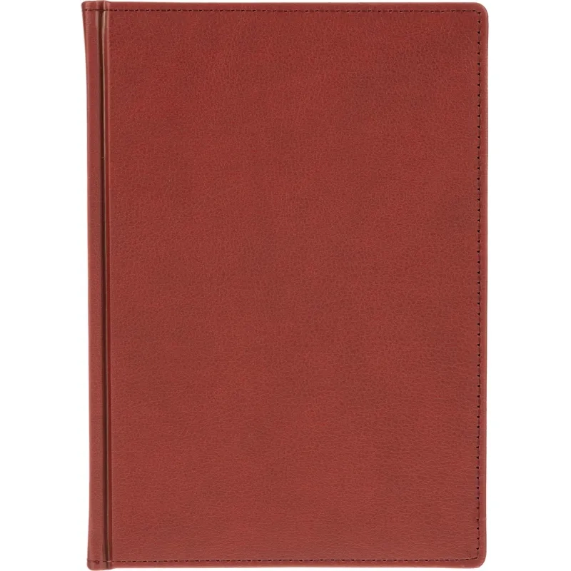 Ежедневник недатированный А5 145 х 205 мм Leader бордовый 272 стр. 3-129/07