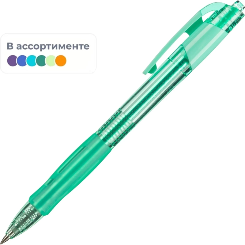 Ручка гелевая автомат. Deli Arrix, линия 0,35 мм, манж, синий EG09-BL