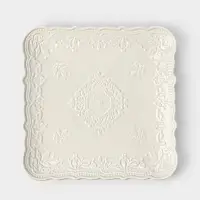 Тарелка квадратная &laquo;Сьюзен&raquo;, 23&times;2 см, фарфор, белая