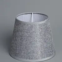 Абажур BayerLux &laquo;Кантри. Рогожка&raquo;, E27 или E14, серый меланж, 16&times;16&times;13 см