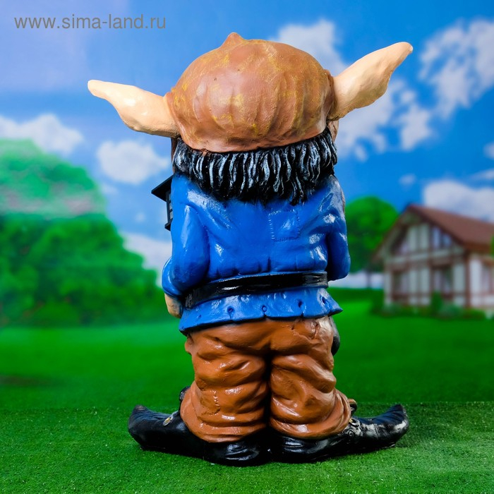 Садовый фонарь  Садовый фонарь "Троль с фонарем" 45х32х58см