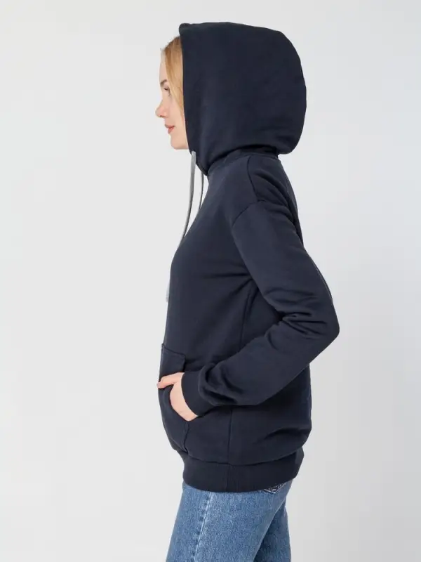 Толстовка с капюшоном Unit Kirenga Heavy темно-синяя, размер XS Толстовка с капюшоном Unit Kirenga Heavy темно-синяя, размер XS