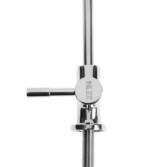 Кран для всех видов бытовых фильтров ZEIN К-04, 1/4 Кран для всех видов бытовых фильтров ZEIN К-04, 1/4", латунь, хром