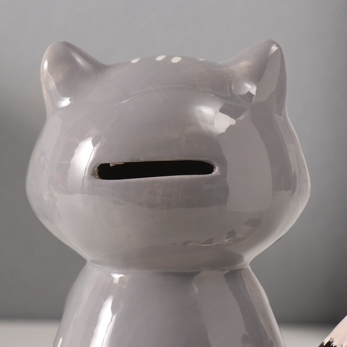 Копилка керамика Копилка керамика "Енот с малышом" 12,3х12,5х17,7 см