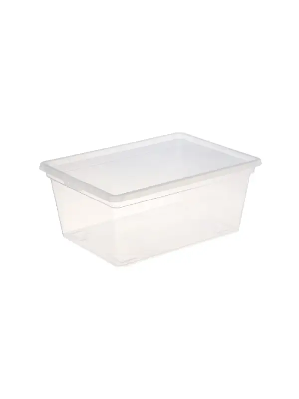 Ящик для хранения 16л  цвет: прозрачно-матовый Ящик для хранения 16л  цвет: прозрачно-матовый