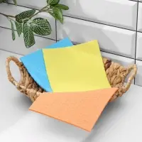 Салфетки для уборки Доляна, целлюлоза губчатая, 16.5&times;15.5 см, 3 шт.