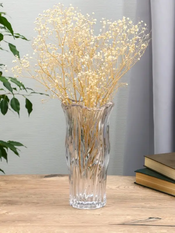 Ваза стекло настольная  Ваза стекло настольная "Мюриель" 27х13,5 см, прозрачный