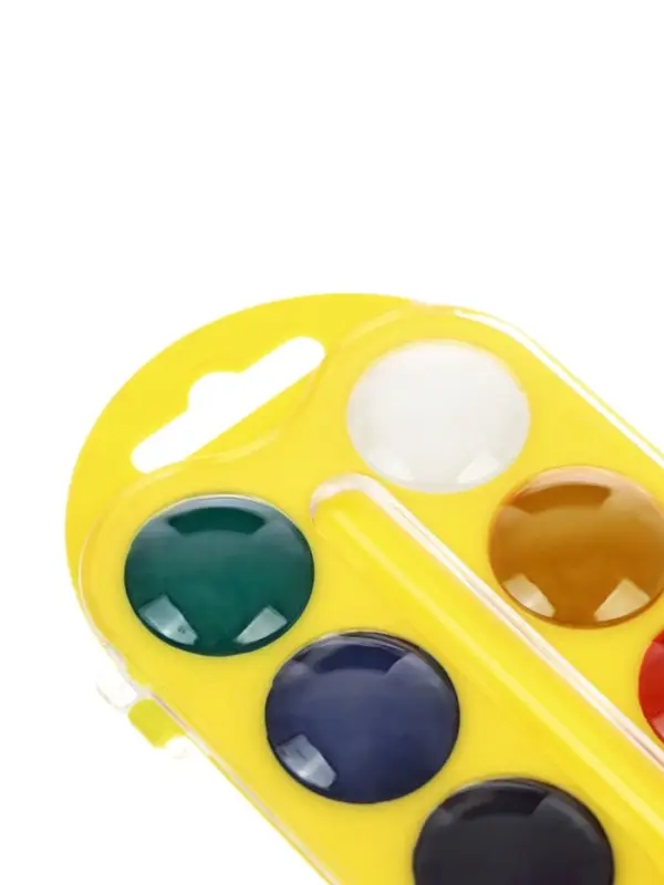 Акварель медовая &laquo;ЗХК. Цветик&raquo;, 12 цветов, в пластиковом пенале, без кисти