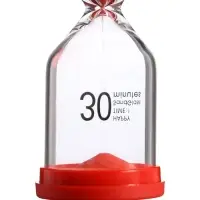 Часы песочные Happy time, на 30 минут, 4.4&times;12.6 см, красные