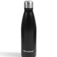 Термобутылка ONLYTOP, 500 мл, чёрная