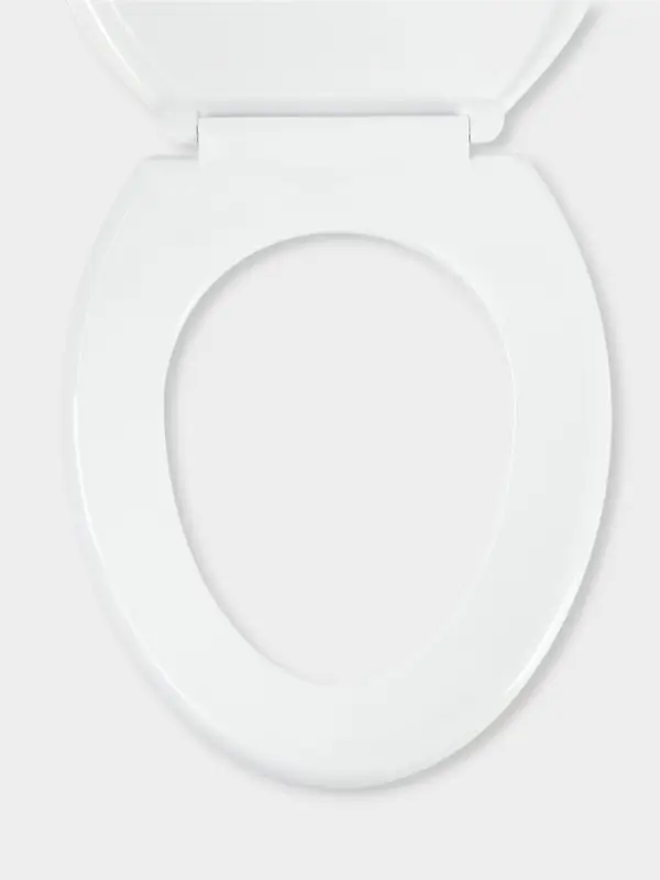 Сиденье для унитаза &laquo;Декор. Капли&raquo;, 44.5&times;37.5 см, с крышкой, белое