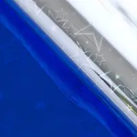 Бумага голографическая «Звездопад», синяя, 70×100 см