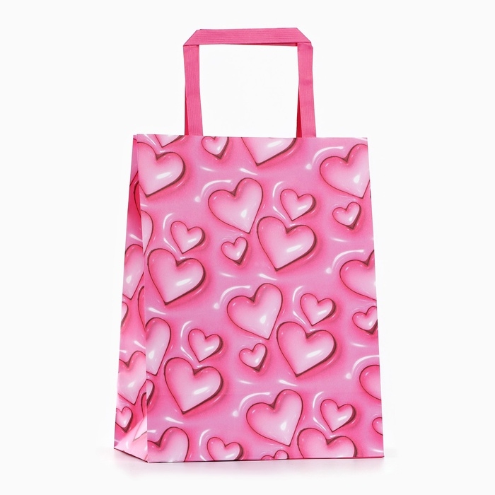 Пакет подарочный «Сердца», 20 × 11 × 27,7 см Пакет подарочный «Сердца», 20 × 11 × 27,7 см