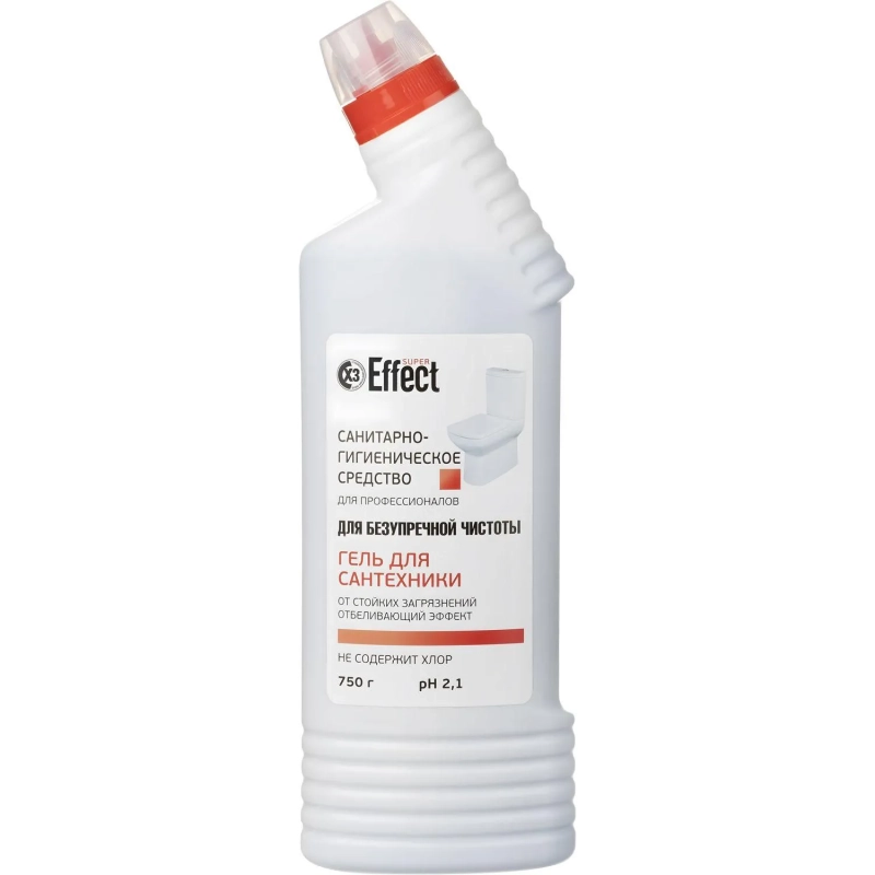 Профхим сантех кисл гель д/мытья сантехн Effect Super, 0,75л
