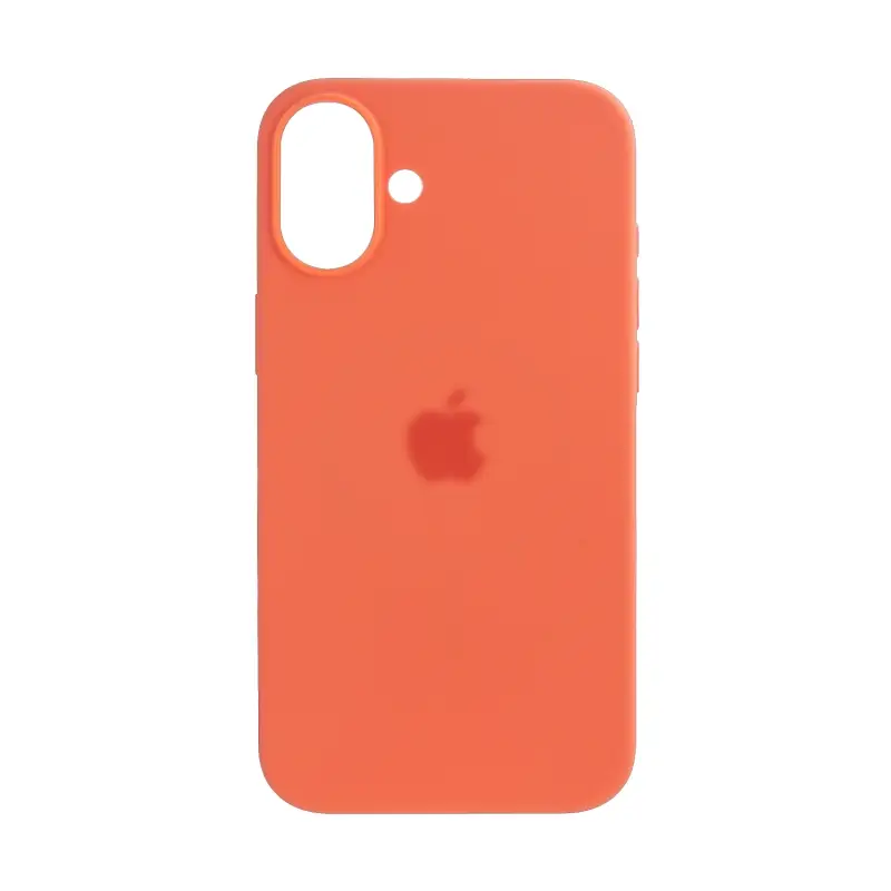 Чехол iPh 16 Plus Silicon Case 100% ORG Tangerine (MagSafe + анимация NFC) c LOGO