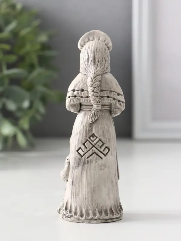 Фигура славянская богиня «Рожана» 11.5×4×4 см, серая