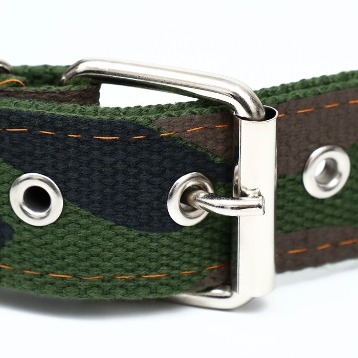 Ошейник брезентовый двухслойный  Ошейник брезентовый двухслойный "Камуфляж", 72 х 3,5 см