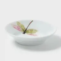 Блюдце Добрушский завод &laquo;Стрекоза&raquo;, 105 мл, d=11 см, фарфор, белая