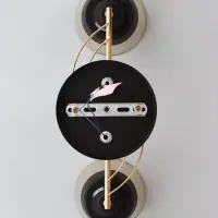 Люстра потолочная BayerLux &laquo;Кансе&raquo;, 2хЕ27, 40 Вт, черно-золотой, 41&times;15&times;23 см