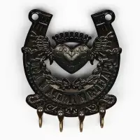 Ключница настенная подкова &laquo;Счастья и добра&raquo;, 10.3&times;12.5 см