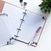 Сменный блок для тетрадей на кольцах,Be Different А5 50л,кл,Hey Human N3603