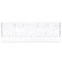 Рамка под номерной знак (белая) AVS RN-14