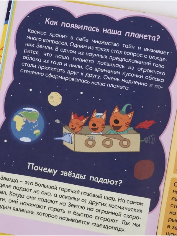 Книга &laquo;100 вопросов и 100 ответов&raquo;, 64 страницы, &laquo;Три кота&raquo;