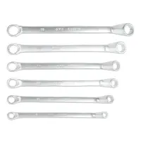 Набор ключей гаечных накидных изогнутых на держателе (8-19 мм) (6 предметов) AVS K2N6P