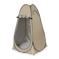 Палатка туристическая для душа и туалета maclay, 120&times;120&times;195 см, автоматическая, трекинговая, однослойная, бежевая