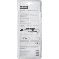 Нож универсальный Attache Selection 25мм,метал.напр.,Twist lock,TPR вставка