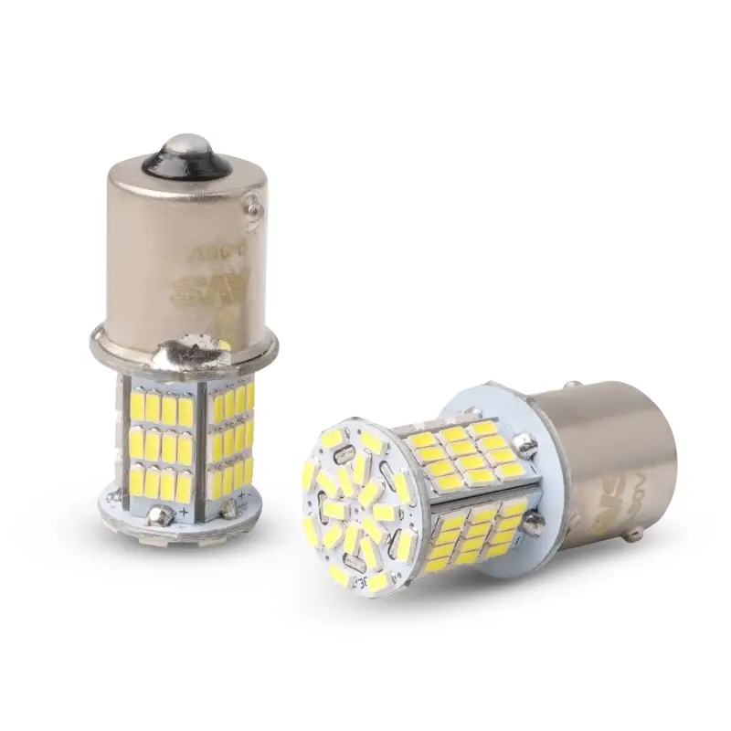 S100A T15/белый/(BA15S) CANBUS 78SMD 3014, 10-30V, 1 contact, коробка 2 шт.