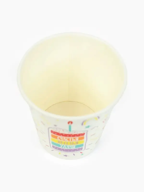 Стакан одноразовый бумажный «Счастья, веселья, удачи», 250 мл