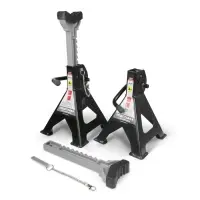 Подставка страховочная 3т, 280-410 мм, 2 шт с доп .фиксатором AVS AS-03