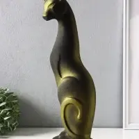 Фигура керамика &laquo;Кошка Багира&raquo;, 37 см, чёрный