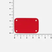 Лейбл Eta Soft Touch, S, красный