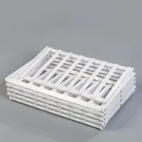 Стеллаж универсальный, 5 полок, 50&times;25&times;89 см, напольный, открытый, белый, Greengo