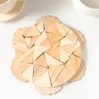 Подставка под горячее &laquo;Овечка&raquo; 19см, можжевельник, фанера