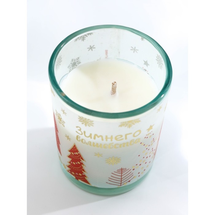 Набор свечей «Зимнее волшебство», ароматы ваниль и ягоды 5х6х5 см