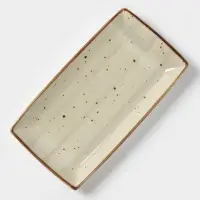 Блюдо сервировочное Magistro Mediterana, 24&times;13&times;2.5 см, фарфор, бежевое