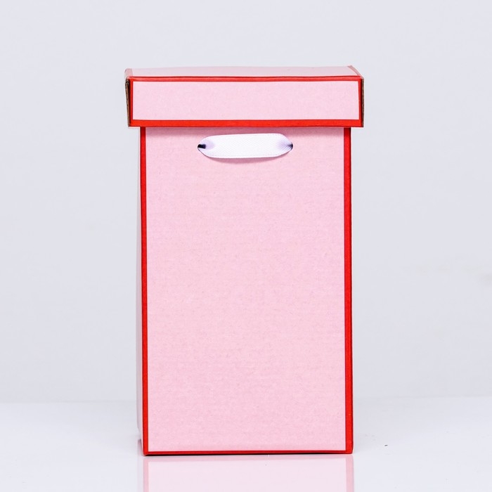 Коробка складная, красная, 10 х 18 см