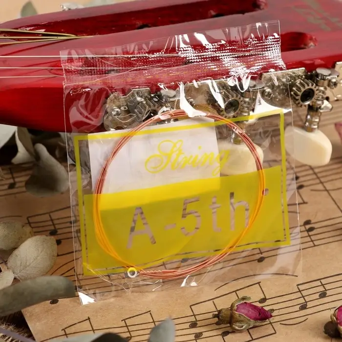 Струна для акустической гитары Music Life, №5, толщина 042, сталь Струна для акустической гитары Music Life, №5, толщина 042, сталь