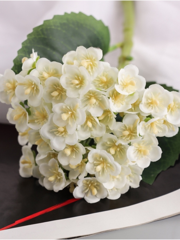 Букет Букет "Пеларгония элит" 30 см, белый