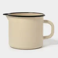 Круж.с нос.б/к 1л (слоновая)Без декора