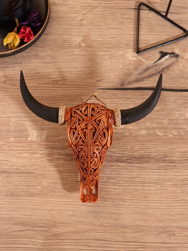 Сувенир «Череп буйвола», на стойке, 18×10×21 см Сувенир «Череп буйвола», на стойке, 18×10×21 см