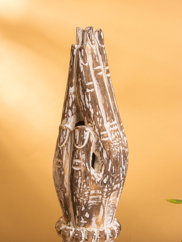 Сувенир «Рука», 12×12×49 +/-1 см, дерево, бежевый Сувенир «Рука», 12×12×49 +/-1 см, дерево, бежевый